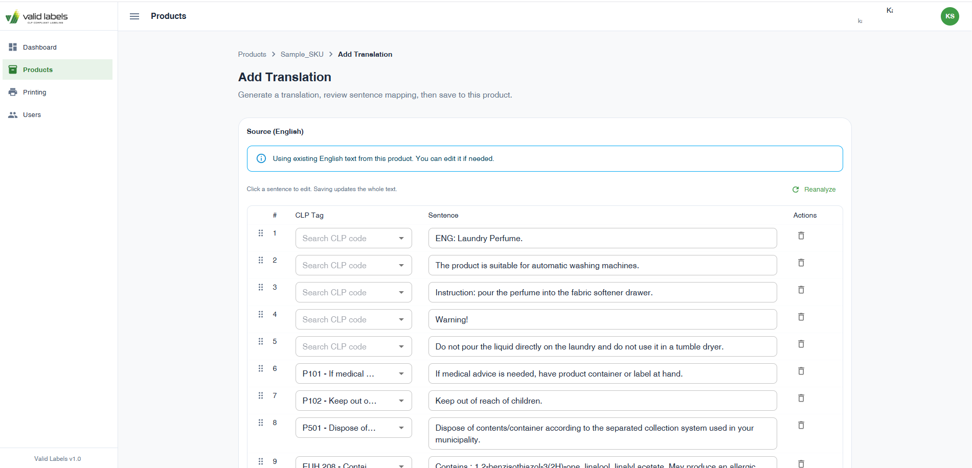 Validate & Track Changes